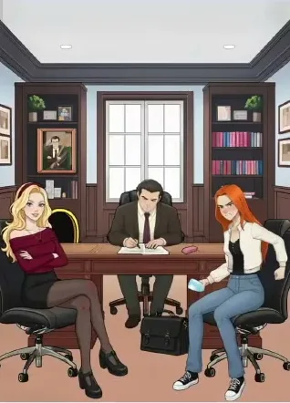 Сцена уровня 25 «Помогите Райли перехитрить Клэр, не попавшись» в Tricky Story 2