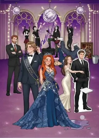 Сцена уровня 55 «Помогите Лиаму и Райли идеально станцевать» в Tricky Story 2