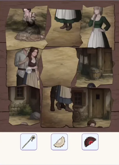 Сцена уровня 79 «Помогите Сиси раскрыть прошлое Никс» в Tricky Story 2